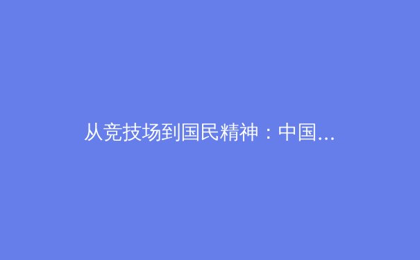 从竞技场到国民精神：中国体育产业的数字化转型与未来展望 - 2